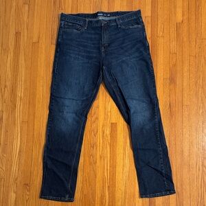 OLD NAVY JEANS Dark Wash Slim Fit with Built In Flex Men’s 40 x 34